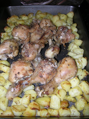 Chicken with potatoes