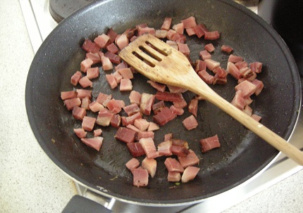 Cooking the speck