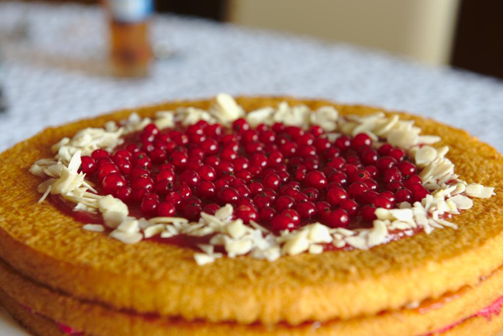 Summer Fruits Cake Side